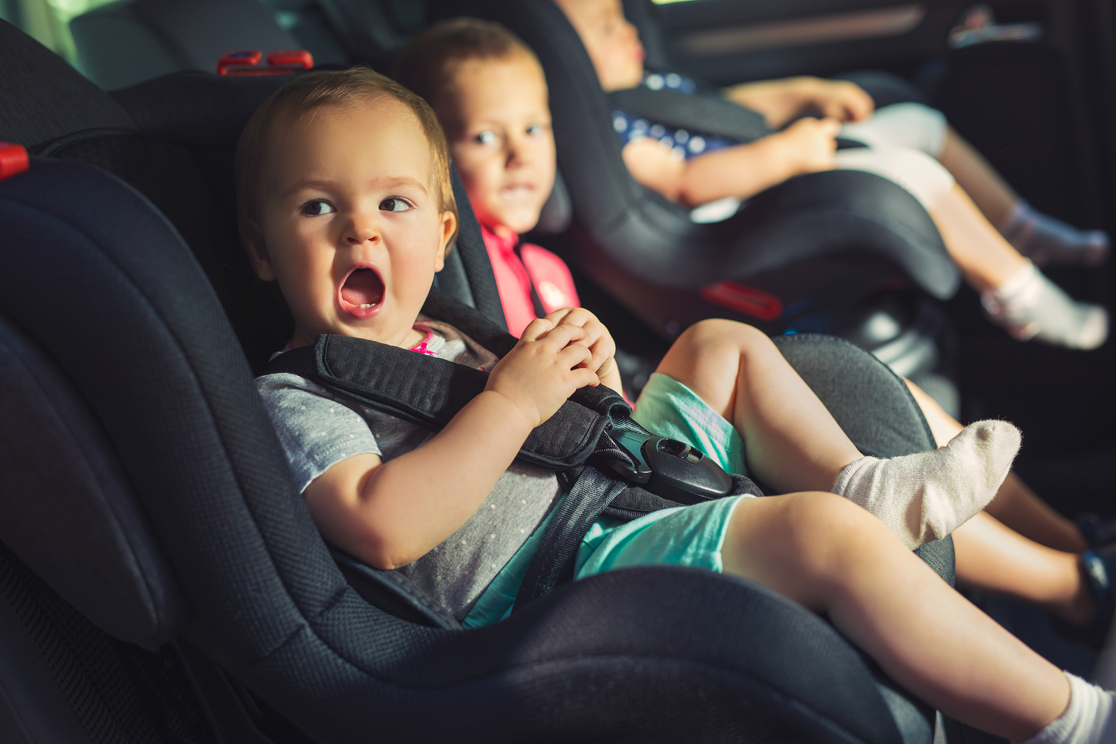 Fitting 3 shop car seats